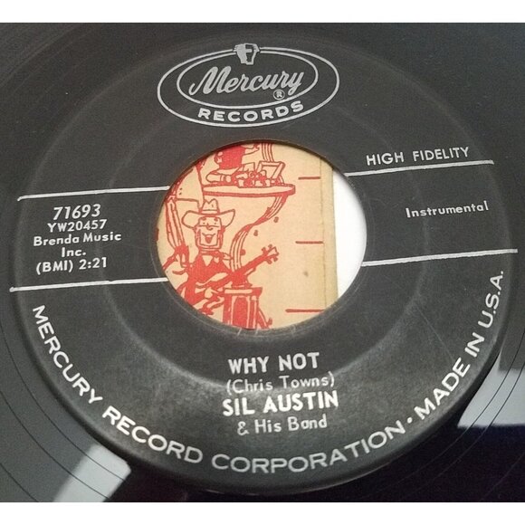 Sil Austin When My Dreamboat Comes Home / Why Not 45 Vinyl 60s Jazz Instrumental - Picture 2 of 6